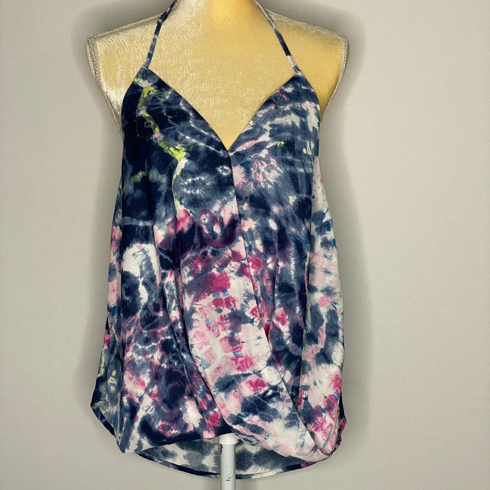 Aqua Top Multi Colors Adjustable Neck-Line NWT L